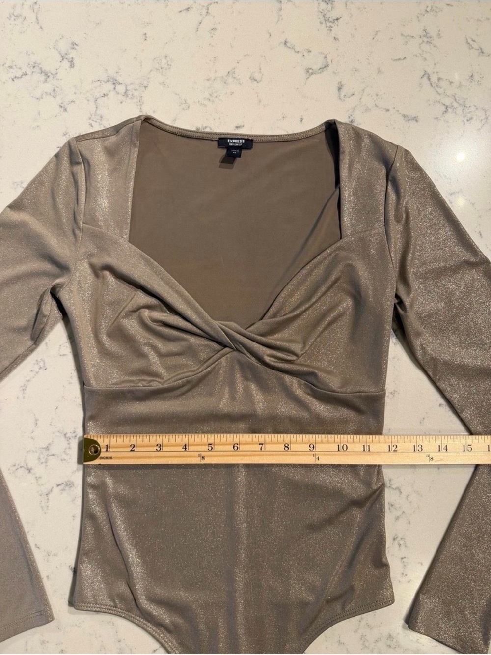 EXPRESS Body Contour Twist
Front Long Sleeve Bodysuit Size XS Bundle of 4 - Picture 3 of 9